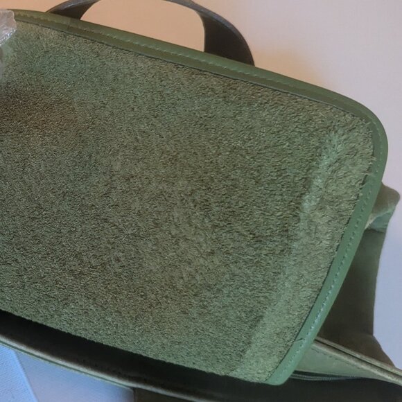 Coach Authentic Vintage Waverly Tote 4133 Green Purse Designer Distressed AS IS - Picture 10 of 15